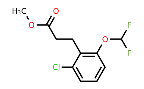 1261841-19-3 | Methyl 3-(2'-chloro-6'-(difluoromethoxy)phenyl)propionate