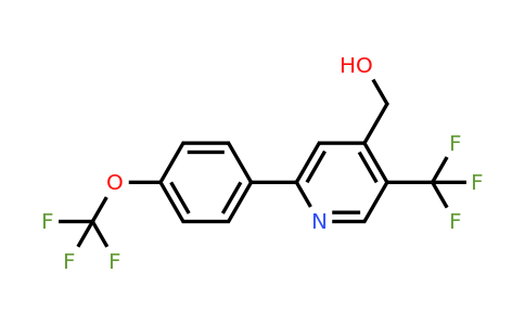 1261841-28-4 | 2-(4-(Trifluoromethoxy)phenyl)-5-(trifluoromethyl)pyridine-4-methanol