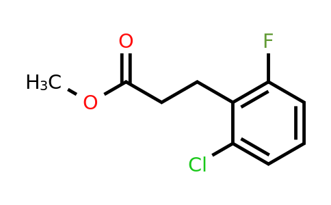 1261841-29-5 | Methyl 3-(2'-chloro-6'-fluorophenyl)propionate