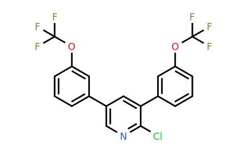 1261841-36-4 | 3,5-Bis(3-(trifluoromethoxy)phenyl)-2-chloropyridine