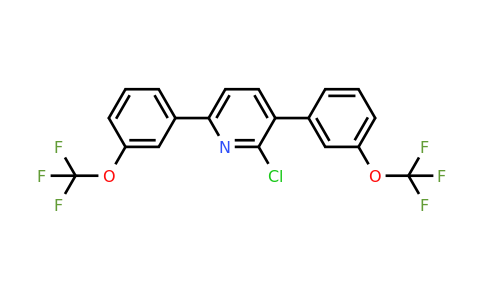 1261841-45-5 | 3,6-Bis(3-(trifluoromethoxy)phenyl)-2-chloropyridine