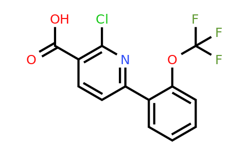 1261841-47-7 | 2-Chloro-6-(2-(trifluoromethoxy)phenyl)nicotinic acid