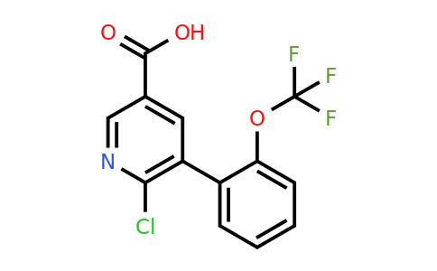1261841-50-2 | 6-Chloro-5-(2-(trifluoromethoxy)phenyl)nicotinic acid