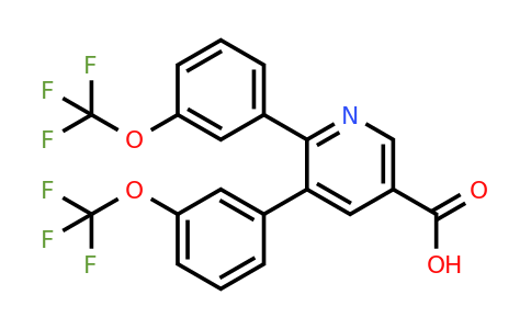 1261841-63-7 | 5,6-Bis(3-(trifluoromethoxy)phenyl)nicotinic acid