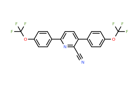 1261841-77-3 | 3,6-Bis(4-(trifluoromethoxy)phenyl)picolinonitrile