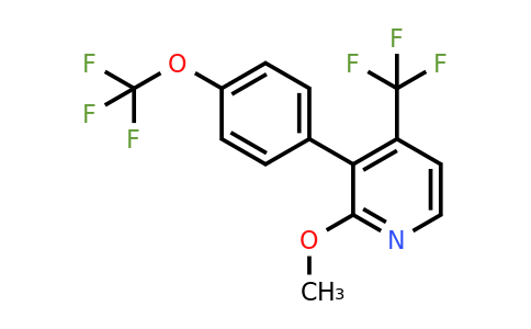 1261841-91-1 | 2-Methoxy-3-(4-(trifluoromethoxy)phenyl)-4-(trifluoromethyl)pyridine