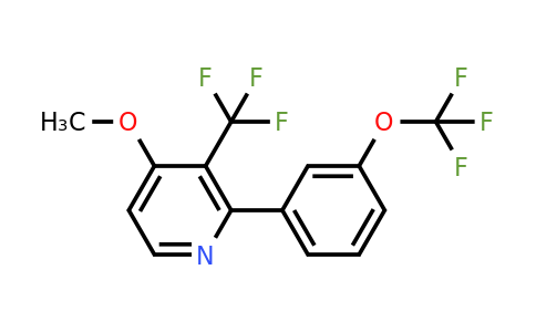 1261841-98-8 | 4-Methoxy-2-(3-(trifluoromethoxy)phenyl)-3-(trifluoromethyl)pyridine