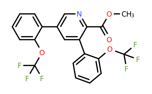 1261842-30-1 | Methyl 3,5-bis(2-(trifluoromethoxy)phenyl)picolinate