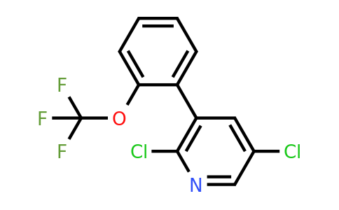 1261842-43-6 | 2,5-Dichloro-3-(2-(trifluoromethoxy)phenyl)pyridine