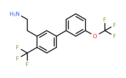 1261842-51-6 | 3'-(Trifluoromethoxy)-4-(trifluoromethyl)biphenyl-3-ethylamine