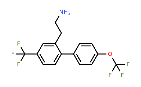 1261842-54-9 | 4'-(Trifluoromethoxy)-4-(trifluoromethyl)biphenyl-2-ethylamine