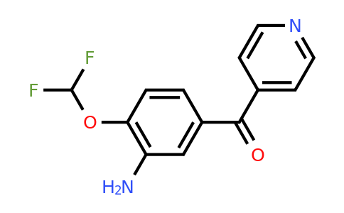 1261842-88-9 | 4-(3-Amino-4-(difluoromethoxy)benzoyl)pyridine