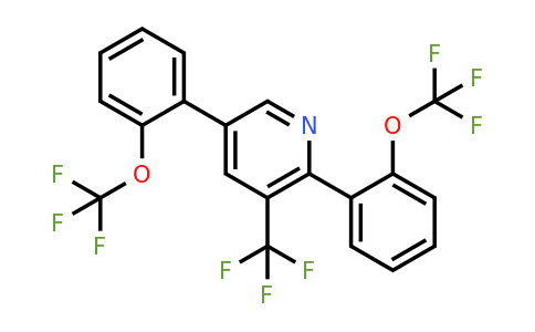1261842-91-4 | 2,5-Bis(2-(trifluoromethoxy)phenyl)-3-(trifluoromethyl)pyridine