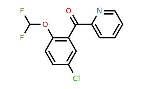 1261843-16-6 | 2-(5-Chloro-2-(difluoromethoxy)benzoyl)pyridine
