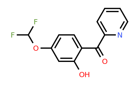 1261843-40-6 | 2-(4-(Difluoromethoxy)-2-hydroxybenzoyl)pyridine