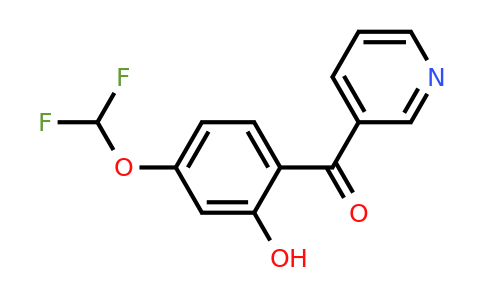 1261843-41-7 | 3-(4-(Difluoromethoxy)-2-hydroxybenzoyl)pyridine