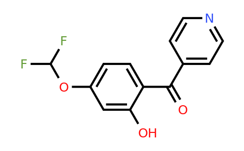 1261843-42-8 | 4-(4-(Difluoromethoxy)-2-hydroxybenzoyl)pyridine