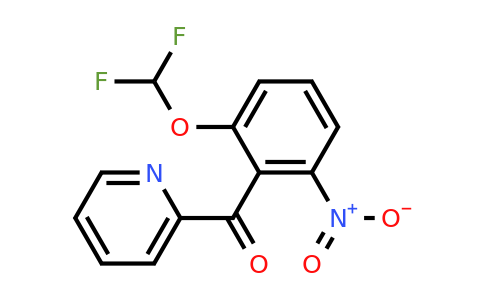 1261843-46-2 | 2-(2-(Difluoromethoxy)-6-nitrobenzoyl)pyridine