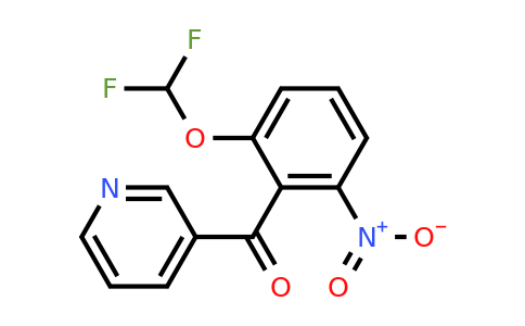 1261843-47-3 | 3-(2-(Difluoromethoxy)-6-nitrobenzoyl)pyridine