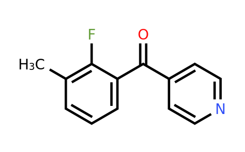 1261843-56-4 | 4-(2-Fluoro-3-methylbenzoyl)pyridine