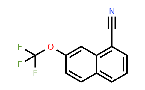 1261844-10-3 | 1-Cyano-7-(trifluoromethoxy)naphthalene