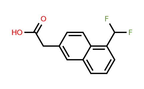 1261844-56-7 | 1-(Difluoromethyl)naphthalene-6-acetic acid
