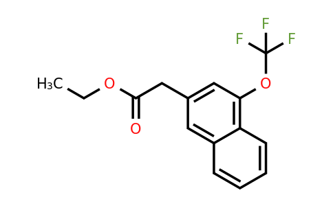 1261844-96-5 | Ethyl 1-(trifluoromethoxy)naphthalene-3-acetate