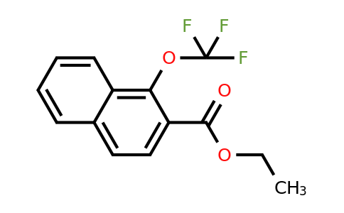 1261845-00-4 | Ethyl 1-(trifluoromethoxy)naphthalene-2-carboxylate