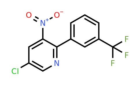 1261845-03-7 | 5-Chloro-3-nitro-2-(3-(trifluoromethyl)phenyl)pyridine