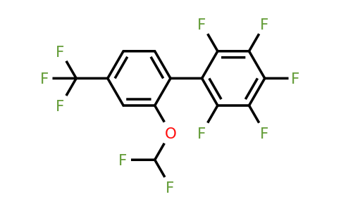 2'-Difluoromethoxy-2,3,4,5,6-pentafluoro-4'-(trifluoromethyl)biphenyl