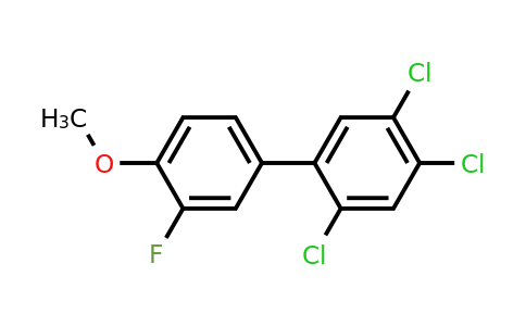 1261848-42-3 | 3'-Fluoro-4'-methoxy-2,4,5-trichlorobiphenyl