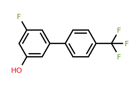 1261848-53-6 | 5-Fluoro-3-hydroxy-4'-(trifluoromethyl)biphenyl
