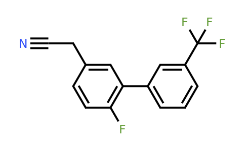 1261848-89-8 | 6-Fluoro-3'-(trifluoromethyl)biphenyl-3-acetonitrile