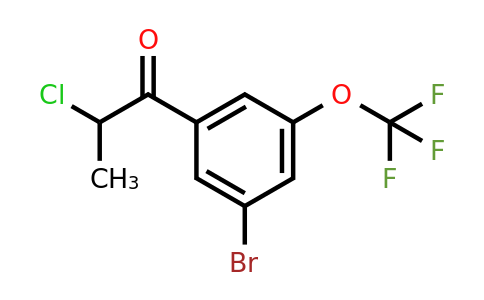 1261848-97-8 | 3'-Bromo-2-chloro-5'-(trifluoromethoxy)propiophenone