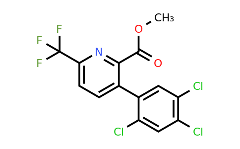 1261849-35-7 | Methyl 3-(2,4,5-trichlorophenyl)-6-(trifluoromethyl)picolinate