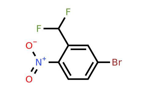 1261849-54-0 | 4-Bromo-2-(difluoromethyl)nitrobenzene