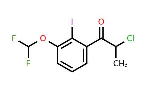 1261850-08-1 | 2-Chloro-3'-(difluoromethoxy)-2'-iodopropiophenone
