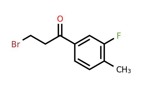 1261850-10-5 | 3-Bromo-3'-fluoro-4'-methylpropiophenone