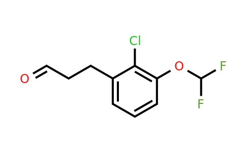 1261850-18-3 | 3-(2'-Chloro-3'-(difluoromethoxy)phenyl)propionaldehyde