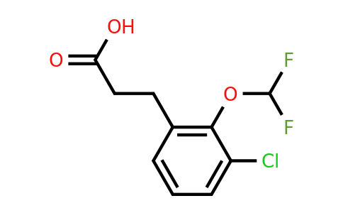 1261850-28-5 | 3-(3'-Chloro-2'-(difluoromethoxy)phenyl)propionic acid