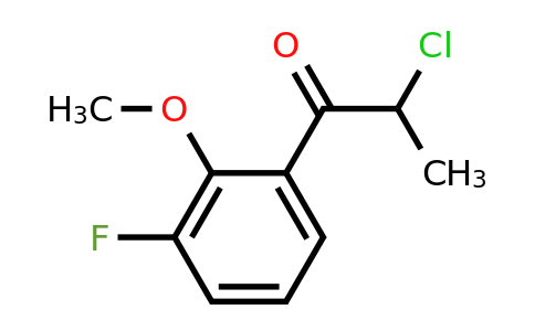 1261850-47-8 | 2-Chloro-3'-fluoro-2'-methoxypropiophenone