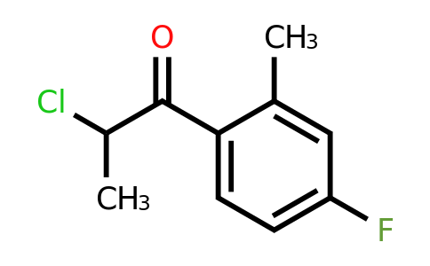 1261850-54-7 | 2-Chloro-4'-fluoro-2'-methylpropiophenone