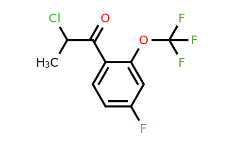 1261850-56-9 | 2-Chloro-4'-fluoro-2'-(trifluoromethoxy)propiophenone