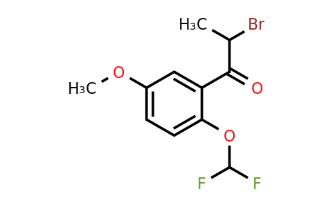 1261850-88-7 | 2-Bromo-5'-methoxy-2'-(difluoromethoxy)propiophenone