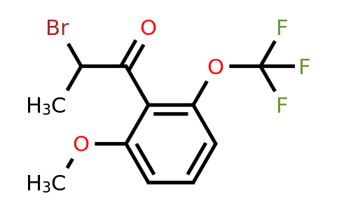 1261850-95-6 | 2-Bromo-2'-methoxy-6'-(trifluoromethoxy)propiophenone