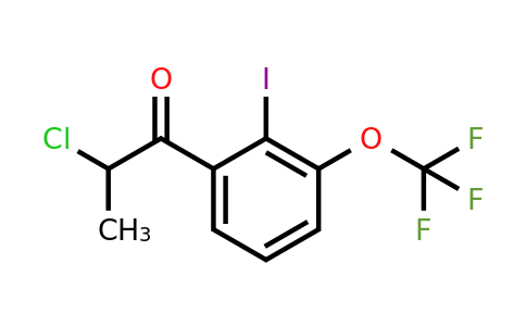 1261851-02-8 | 2-Chloro-2'-iodo-3'-(trifluoromethoxy)propiophenone