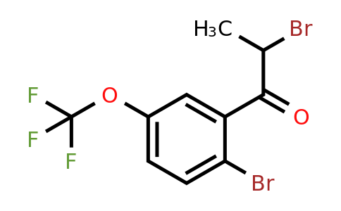 1261851-38-0 | 2,2'-Dibromo-5'-(trifluoromethoxy)propiophenone