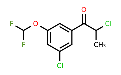 1261851-42-6 | 2,3'-Dichloro-5'-(difluoromethoxy)propiophenone