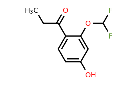 1261851-59-5 | 2'-(Difluoromethoxy)-4'-hydroxypropiophenone