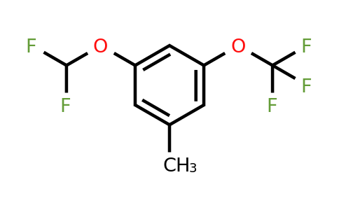 1261851-60-8 | 3-(Difluoromethoxy)-5-(trifluoromethoxy)toluene
